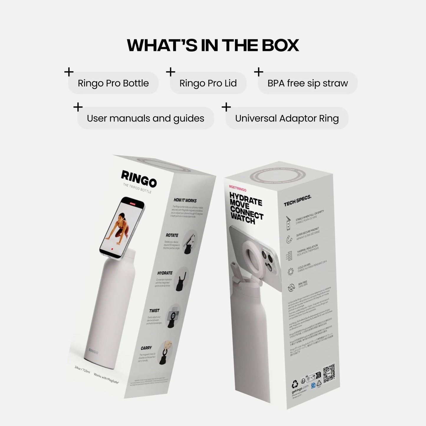 Ringo Pro XL (950ml) Elfenbein