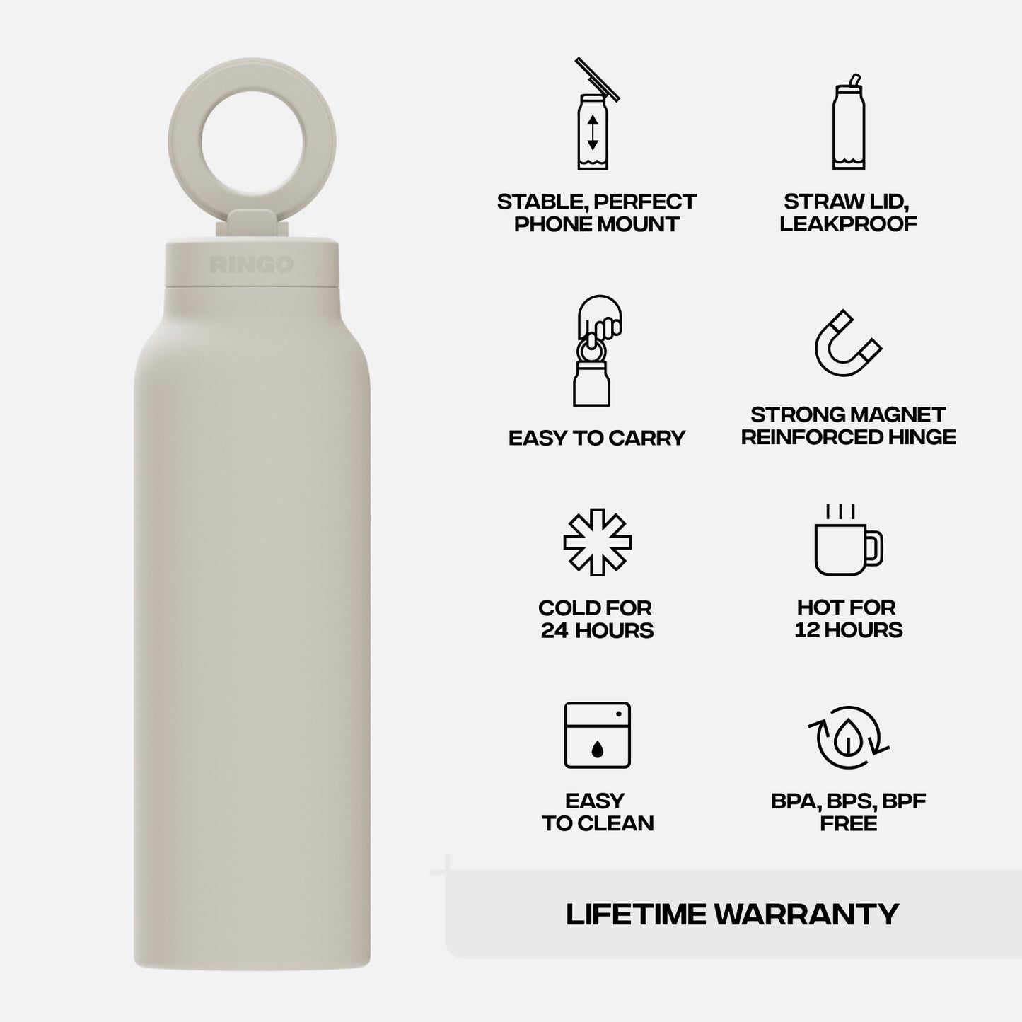 Ringo Pro XL (950ml) Elfenbein